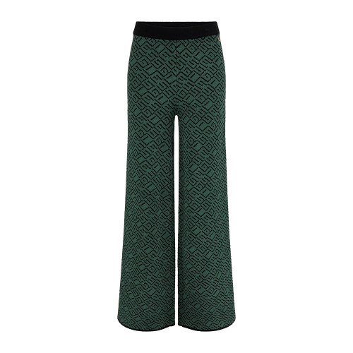 Guess Γυναικείο παντελόνι Posie Jacquard Wide Leg Pant